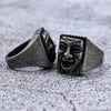 Image of Hip Hop Street Grimace Skull Titanium Steel Ring Shopping