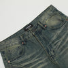 Image of Washed Contrast Color Skinny Jeans For Men Shopping