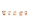 Image of Creative Simple Non-pierced Ear Clip Five-piece Set Shopping