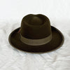 Image of Handmade Feather Top Hat Big Head Circumference Men Elegant Gentlemen's Hat Shopping