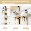 Image of Mewoofun 4-Levels Versatile Cat Climber Shelves Door Mounted Vertical Cat Tree Shopping