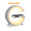 Image of New Intelligent G Shaped LED Lamp Bluetooth Speake Wireless Charger Atmosphere Lamp App Control For Bedroom Home Decor Shopping