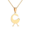 Image of Women's Gold Stainless Steel Necklace Shopping