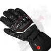 Image of Electric Heating Thickened Leather Motorcycle Riding Gloves Shopping