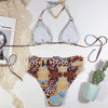 Image of Printed halter bikini Shopping