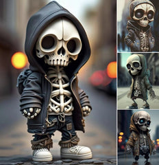 Halloween Cool Skeleton Figurines Halloween Skeleton Doll Resin Ornament Home Decor Shopping