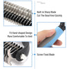 Image of Grooming Brush For Pet Dog Cat Deshedding Tool Rake Comb Fur Remover Reduce 2-Side Dematting Tool For Dogs Cats Pets Grooming Brush Double Sided Shedding And Dematting Undercoat Rake Hair Removal Comb Shopping