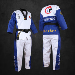 Children's TKD Uniform Long-sleeved Training Performance Costume Style Clothes