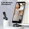 Image of Lavalier Mini Microphone Wireless Audio Video Recording With Phone Charging  Wireless Lavalier Microphone Broadcast Lapel Microphones Set Short Video Recording Chargeable Handheld Microphone Live Stre Shopping