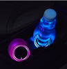 Image of Colorful Cup Holder LED Light-up Coaster Solar & USB Charging Non-slip Coaster Ambient Light For Car Automatically Shopping