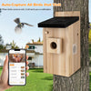 Image of Smart Bird House With Camera,3MP Birdhouse Camera For Outdoors,Auto Capture Bird Videos & Motion Detection,Watch Bird Nesting & Hatching In Real Time,DIY Ideal Gift Shopping