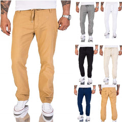 Men's Casual Pants Classic Solid Color Shopping