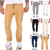 Image of Men's Casual Pants Classic Solid Color Shopping