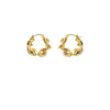 Image of European And American Style Golden Twist Earrings Shopping