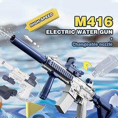 Summer Fully Automatic Electric Water Gun Rechargeable Long-Range Continuous Firing Party Game Kids Gift Shopping