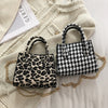 Image of Handbags Houndstooth Chain Trendy One-shoulder Messenger Bag Shopping