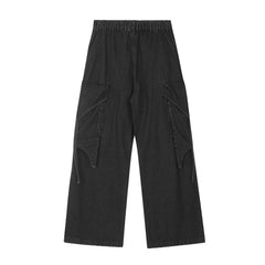 Men's Loose Cool Washed Wide-leg Pants