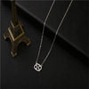 Image of Twelve Constellation Pendant Necklace Simple Titanium Steel Clavicle Chain Shopping