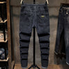 Image of Autumn Men's Elastic Jeans Loose Size Shopping