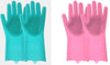 Image of Silicone Heat-resistant Cleaning Brush Scrubbing Gloves Shopping