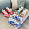 Image of Graffiti Sneakers Plus Size Casual Sneakers Shopping