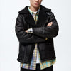 Image of Men's Lapel Suede Double-sided Jacket Shopping