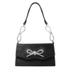 Image of Shiny Bow Rhinestone Women Bag High-grade French Style Shopping