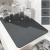 Image of Skin Drain Pad Rubber Dish Drying Mat Super Absorbent Drainer Mats Tableware Bottle Rugs Kitchen Dinnerware Placemat Shopping