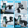 Image of Car Phone Holder Long Rod Telescopic Car Dashboard Suction Cup Type Shopping