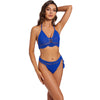 Image of Women's Fashion Solid Color Handmade Crochet Bikini Suit Shopping