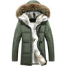 Image of new down jacket men's long section Korean youth lovers men's winter large size coat thickening Shopping