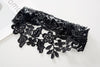 Image of Black Three-dimensional Water Soluble Lace Princess Thigh Ring Shopping