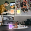 Image of Wireless Night Light Bluetooth Speaker Color Changing Touch Control Desk Lamp Shopping