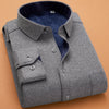 Image of Autumn And Winter Thickened Fleece Warm Shirt Men Shopping