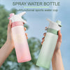 Image of Spray Water Bottle For Outdoor Sport Fitness Water Cup Large Capacity Spray Bottle Drinkware Travel Bottles Kitchen Gadgets Eco-Friendly Large CapacitySpray Water Bottle Shopping