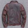 Image of Thick leather Casual Make old leather jacket Shopping