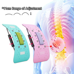 Back Cracker New Back Massager Lumbar Neck Stretcher Spine Board Back Support Relax Cervical Masajeador Fitness Stretching Massage Shopping