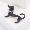 Image of Cute Dripping Oil Sausage Dog Animal Pin Simple Same Style Breastpin Ornament Shopping