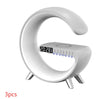 Image of New Intelligent G Shaped LED Lamp Bluetooth Speake Wireless Charger Atmosphere Lamp App Control For Bedroom Home Decor Shopping