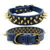 Image of Retro Studded Spiked Rivet Large Dog Pet Leather Collar Pit Bull S-XL Shopping