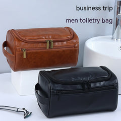 Large Capacity Men's Portable Waterproof Cosmetic Bag Shopping