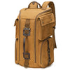 Image of Men's Outdoor Leisure Waterproof Large Capacity Canvas Vintage Backpack Shopping