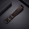 Image of Retro Top Layer Cow Leather Watch Strap Shopping