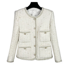 Socialite Temperament Tweed Coat For Women Shopping