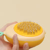 Image of Creative Cat Grooming Comb Portable Massage Brush One-Button Remove Floating Hair Scraper Cats Dogs Pet Self Cleaning Tool Accessories Shopping