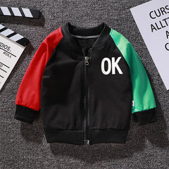 Boys And Girls Jackets Korean Baseball Uniforms Children's Babies Casual Western Style Shopping