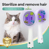 Image of Cat Comb Dog Hair Remover Brush UVC Sterilization Pet Grooming Slicker Needle Comb Cat Sterilization Comb Pet Brush For Shedding And Grooming Self-Cleaning Slicker Brush For Long And Short Hair Shopping