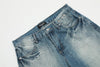 Image of Water Denim Straight-leg Trousers Men Shopping