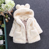 Image of A girl's fur coat for autumn and winter Shopping