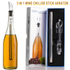 Image of Wine Bottle Cooler Stick Stainless Steel Wine Chilling Rod Leakproof Wine Chiller Beer Beverage Frozening Stick Bar Tools Shopping